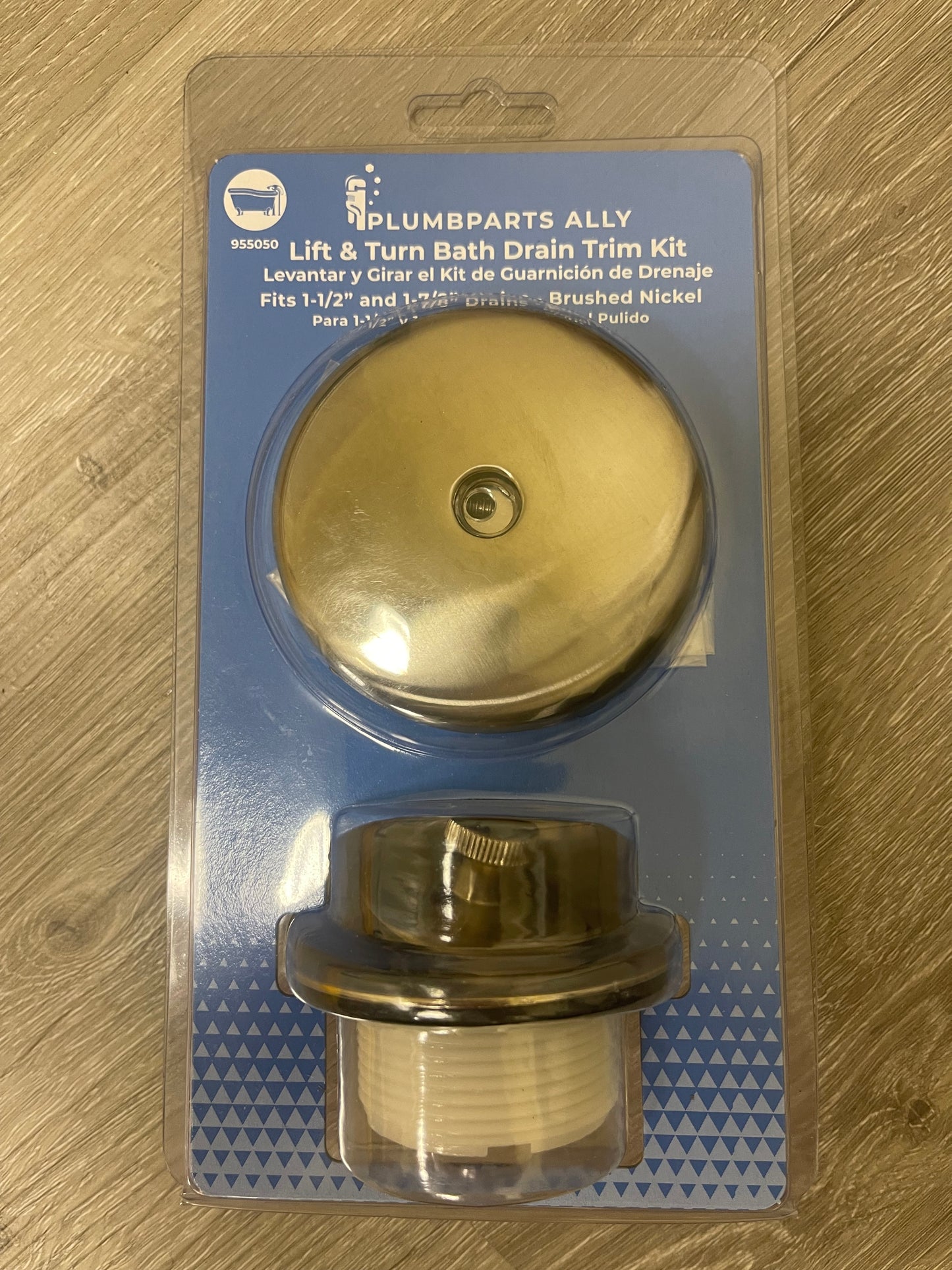 CHROME LIFT&TURN BATH DRAIN TRIM KIT