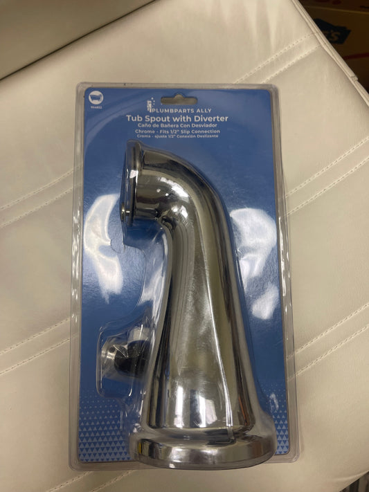 CHROME TUB SPOUT W/O DIVERTER